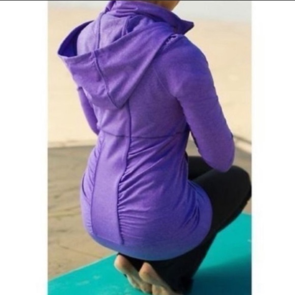 Athleta Purple Hooded Jacket